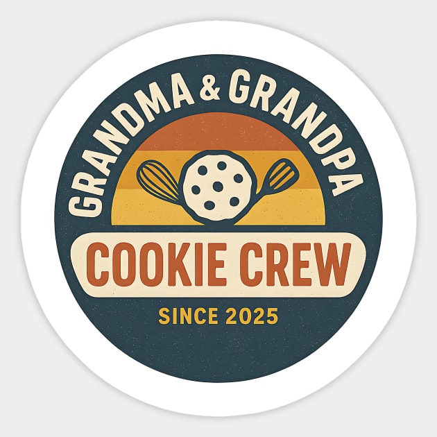 Grandparents Day Cookie Crew Sticker by ArtistTee ⭐⭐⭐⭐⭐